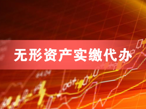 汉川无形资产实缴资本代办