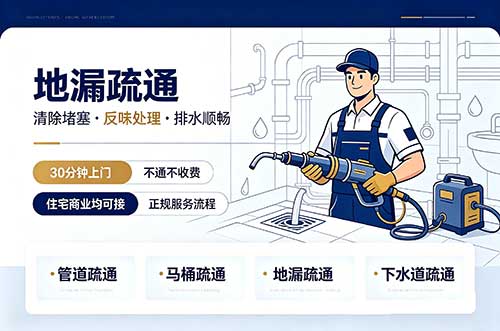汉川地漏疏通